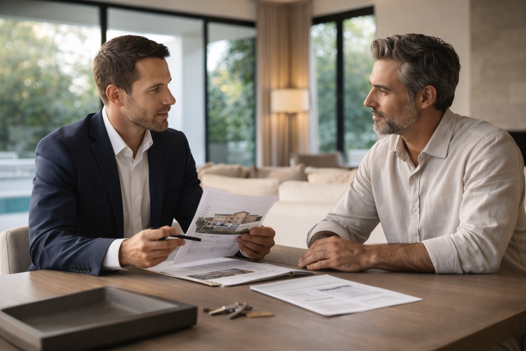 discussion autour de l'évaluation immobilière