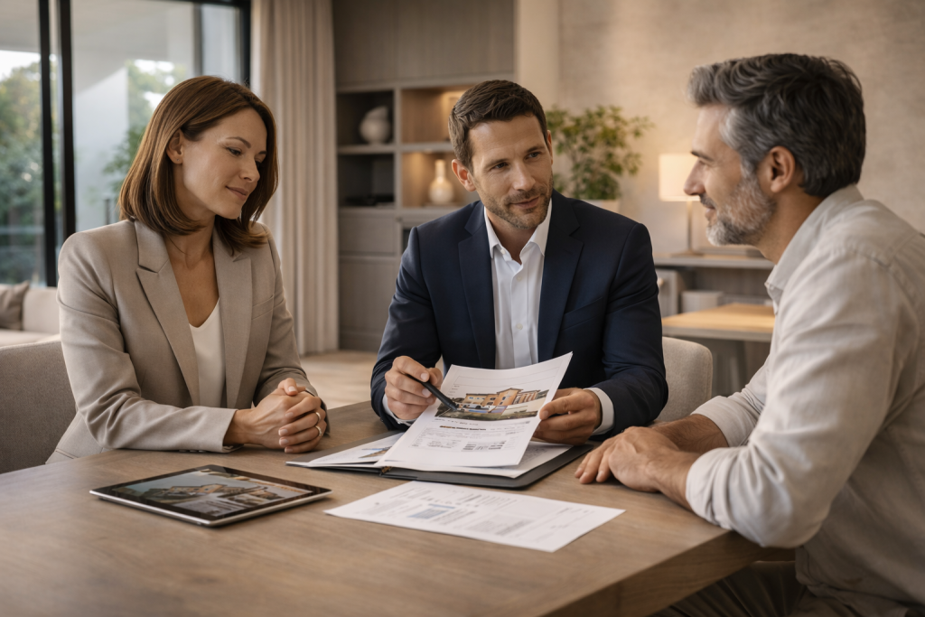 discussion stratégique en immobilier